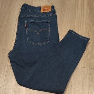 Levi's Dark Indigo Straight Jeans Size 14